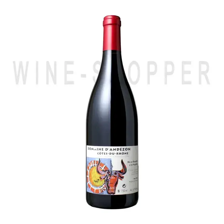 Вино Domaine d'Andezon Cotes-du-Rhone Rouge AOC 2019 0.75 л
