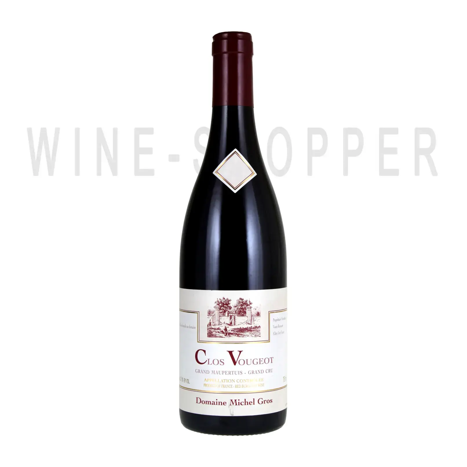 Вино Domaine Michel Gros Clos Vougeot Grand Maupertuis Grand Cru AOC 2019 0.75 л