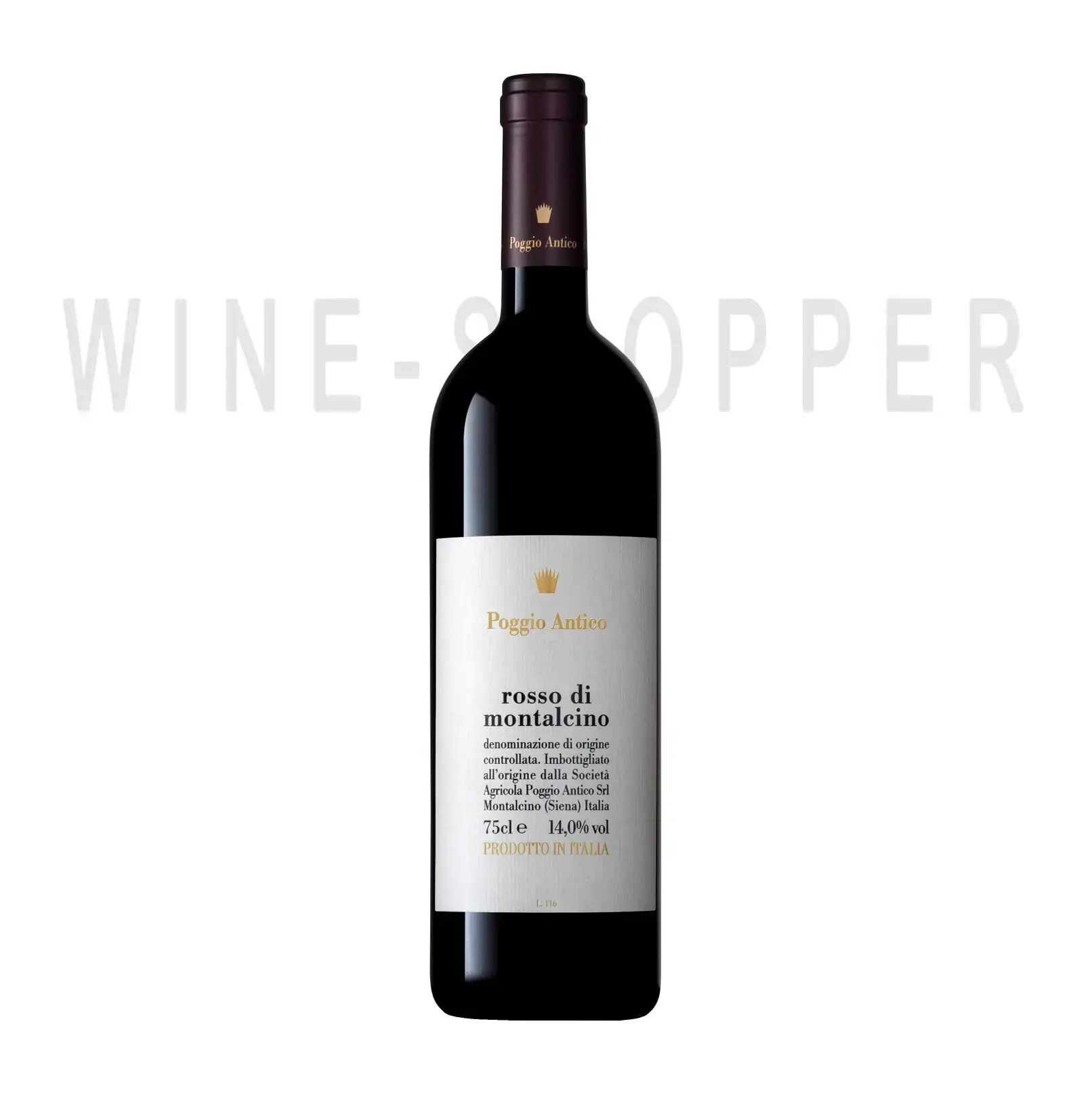 Вино Poggio Antico Rosso di Montalcino DOC 2018 0.75 л
