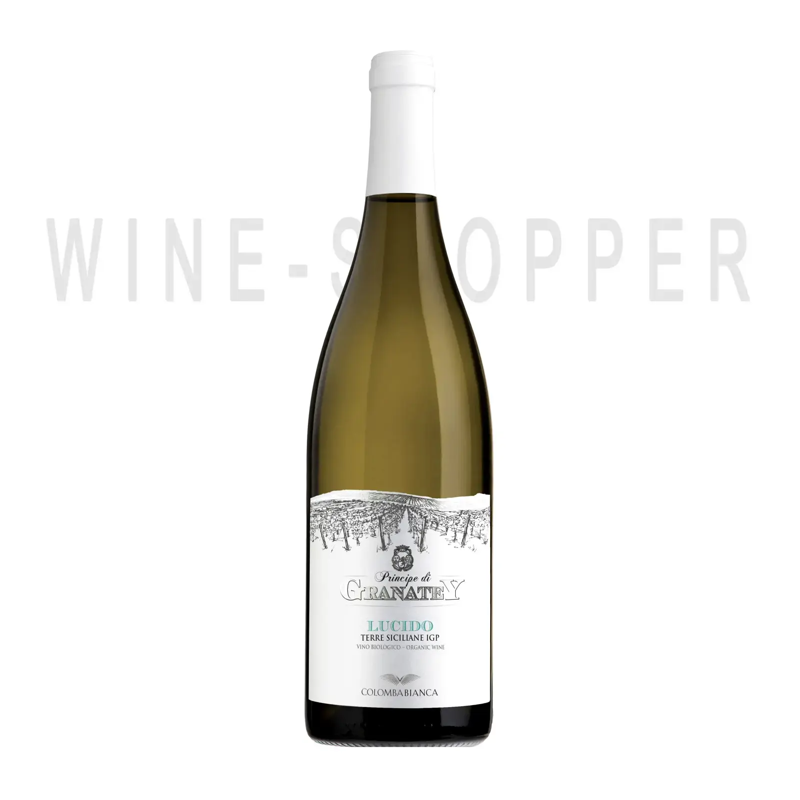 Вино Colomba Bianca Principe di Granatey Lucido Terre Siciliane IGP 2020 0.75 л