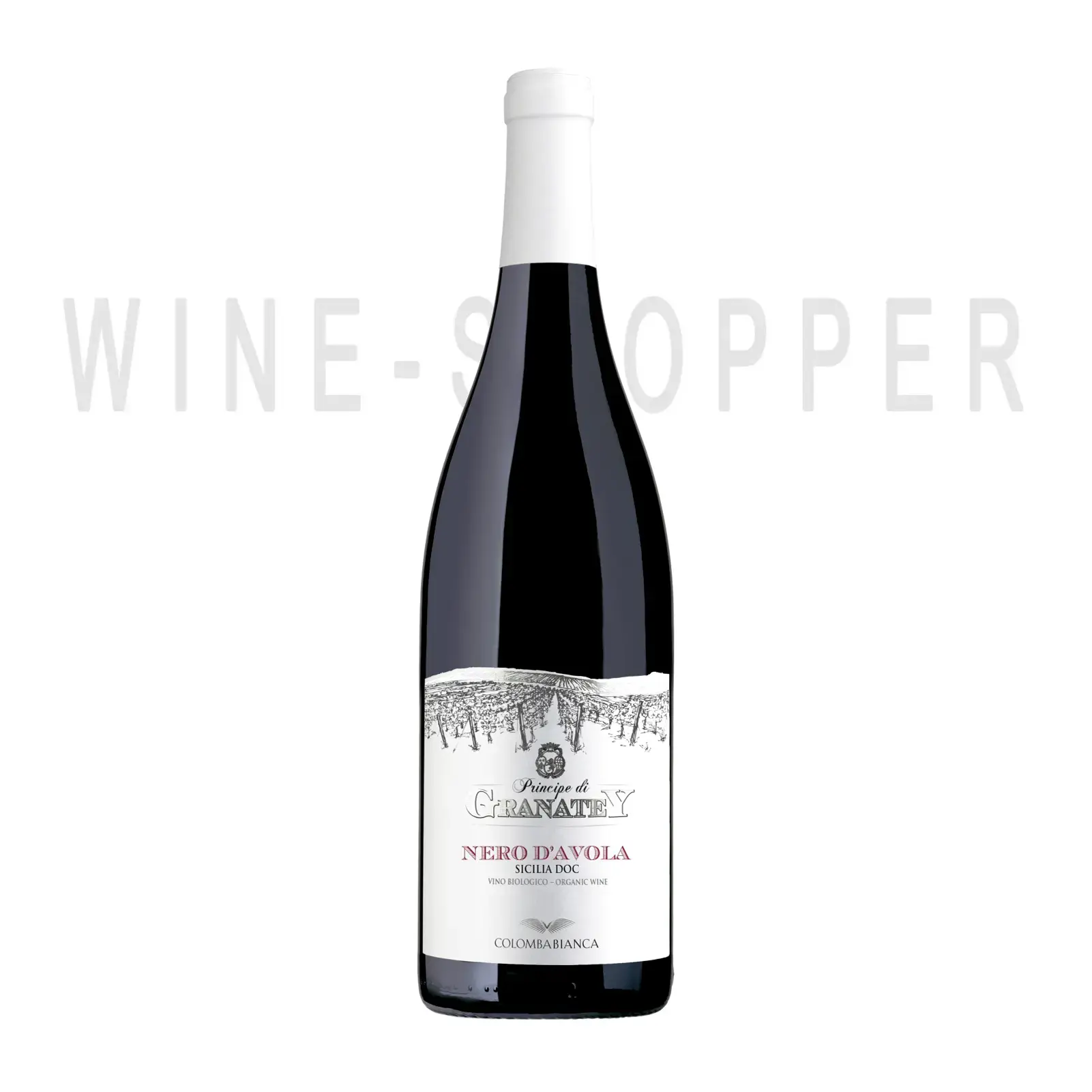 Вино Colomba Bianca Principe di Granatey Nero d'Avola Sicilia DOC 2020 0.75 л
