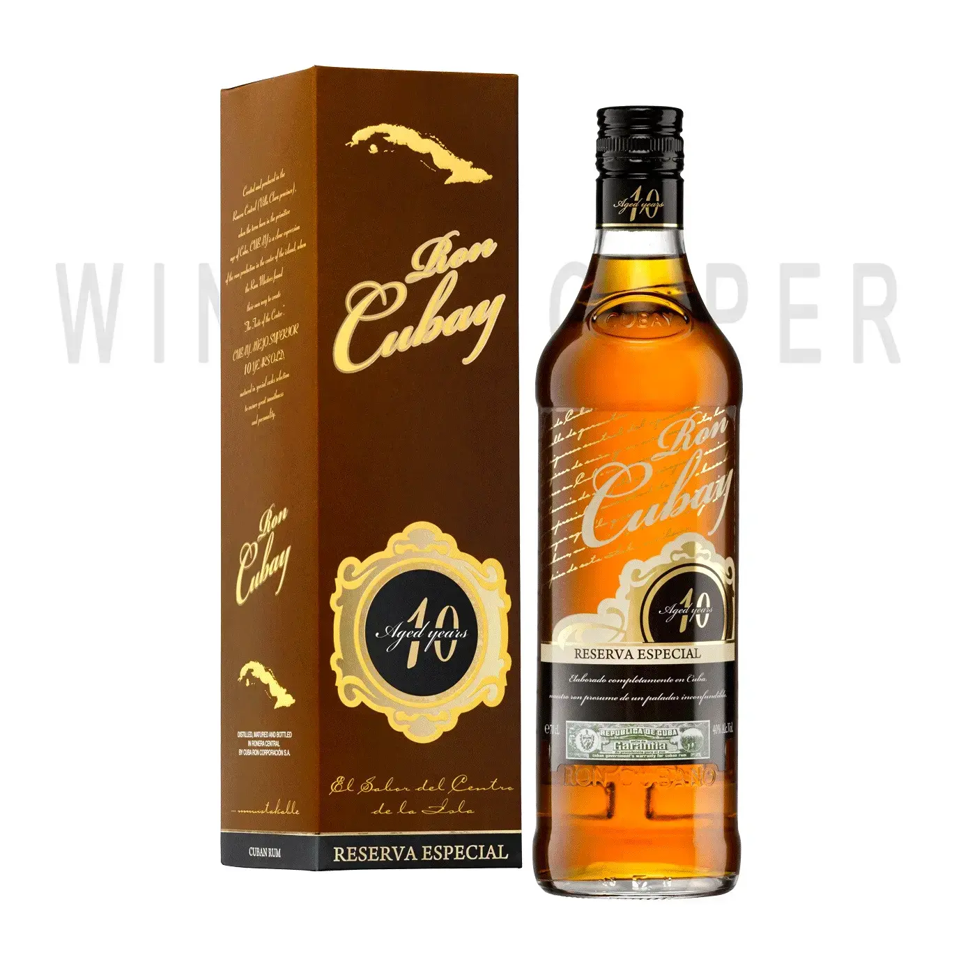Ром Cubaron Cubay Reserva Especial 10 Years Old gift box 0.7 л