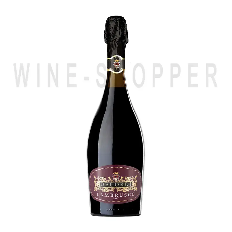 Игристое вино Decordi Rosso Amabile Lambrusco dell'Emilia IGT 0.75 л