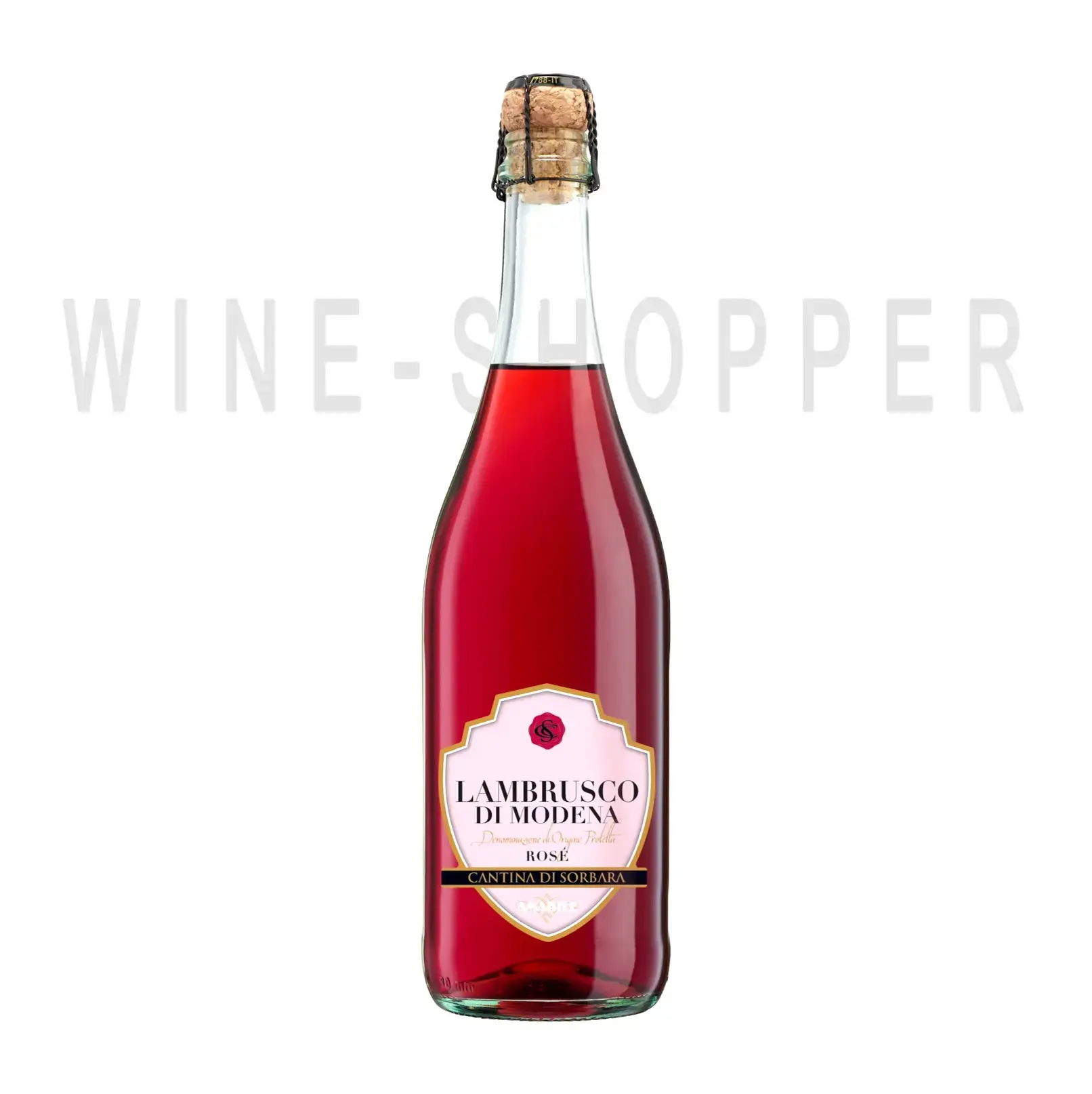 Игристое вино Cantina di Sorbara Lambrusco di Modena Rose DOP 0.75 л