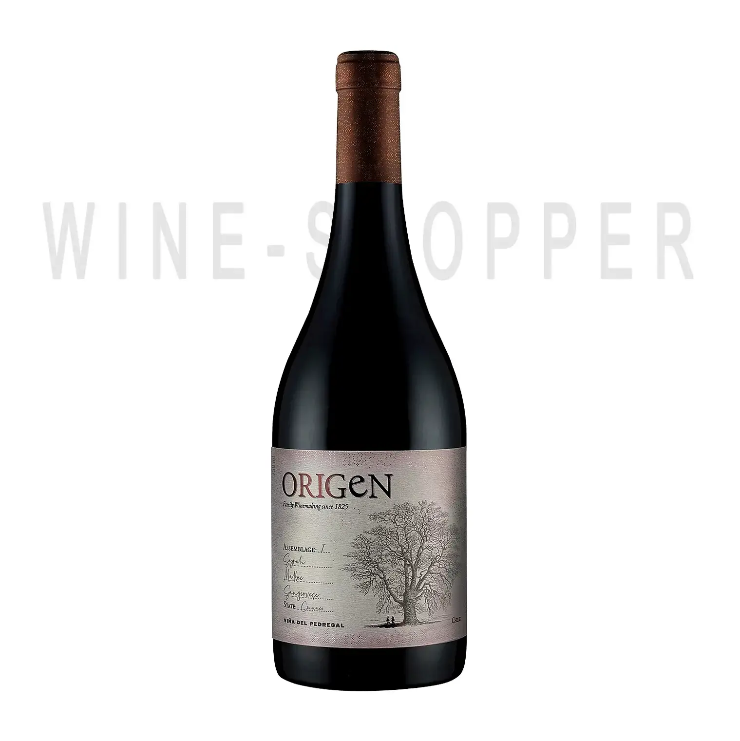 Вино Vina del Pedregal Origen Assemblage I 2017 0.75 л