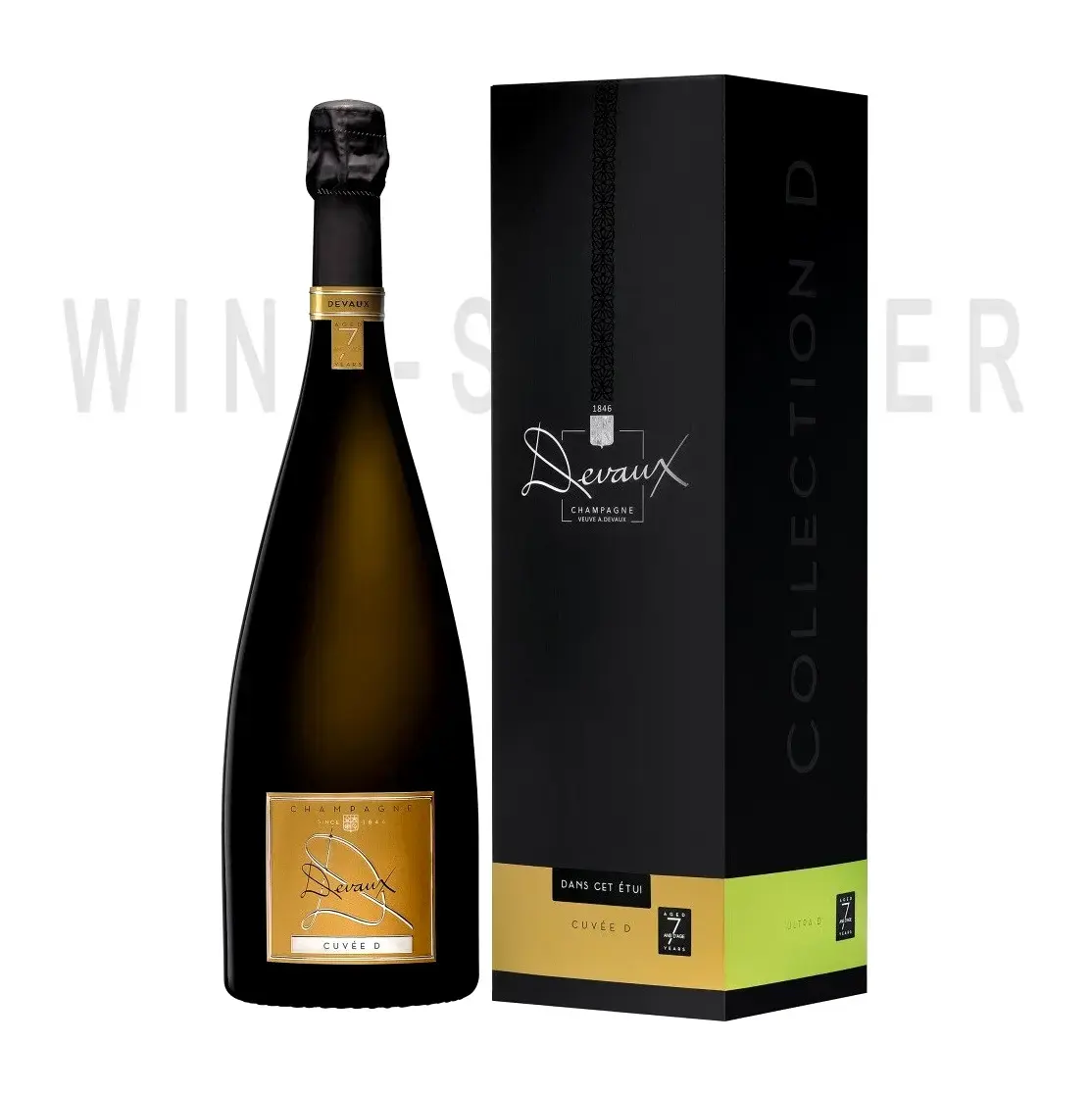 Шампанское Devaux Cuvee D Brut (aged 7 years) Champagne AOC gift box 1.5 л
