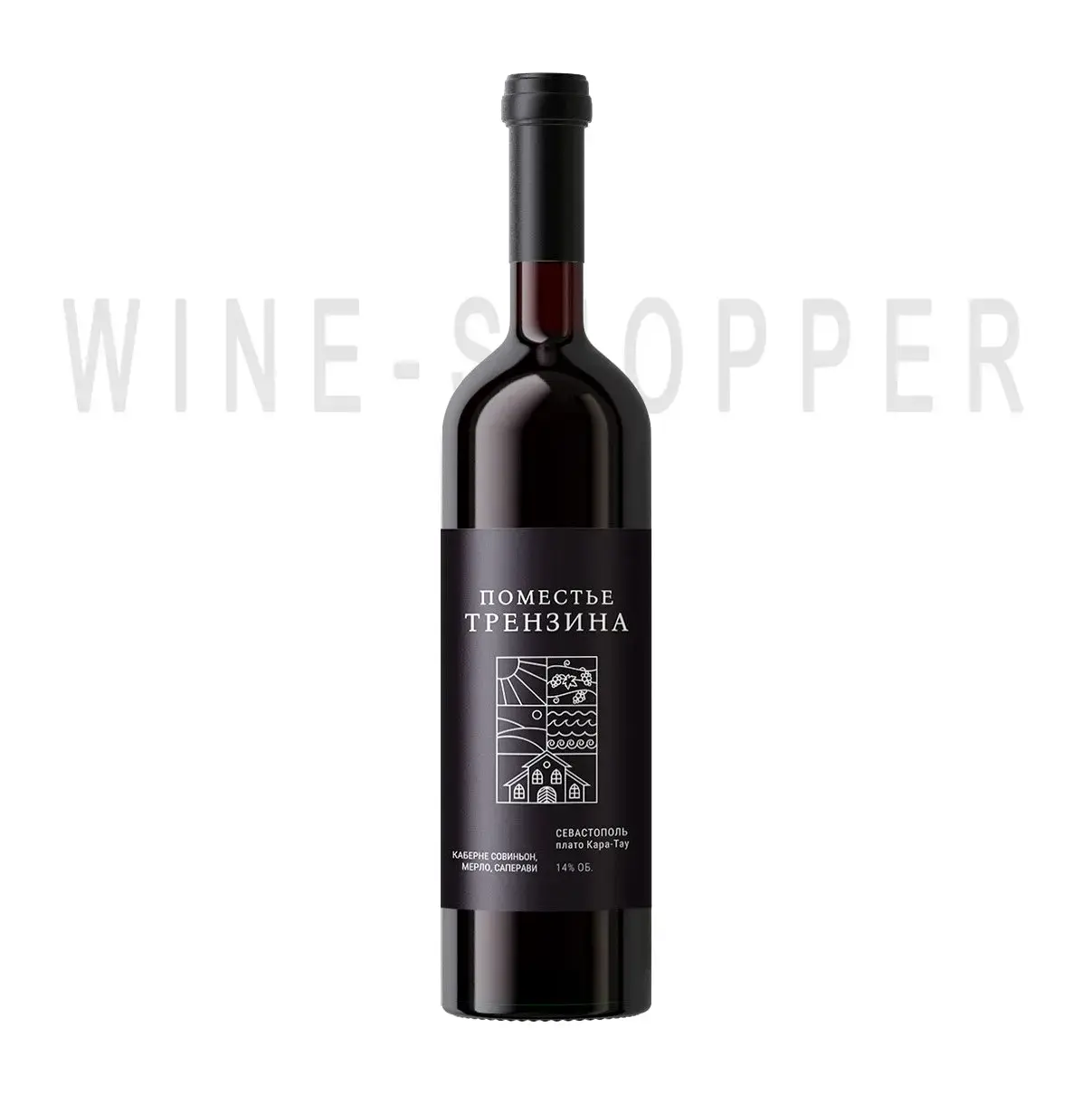  Domaine Lipko Поместье Трензина Red Blend 2019 0.75 л