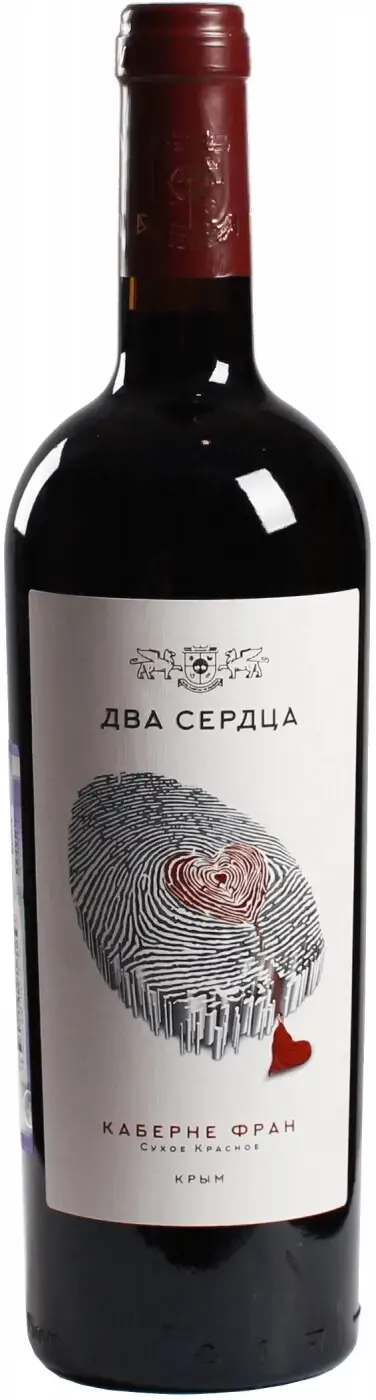 Вино Два Сердца Каберне Фран, 0.75 л