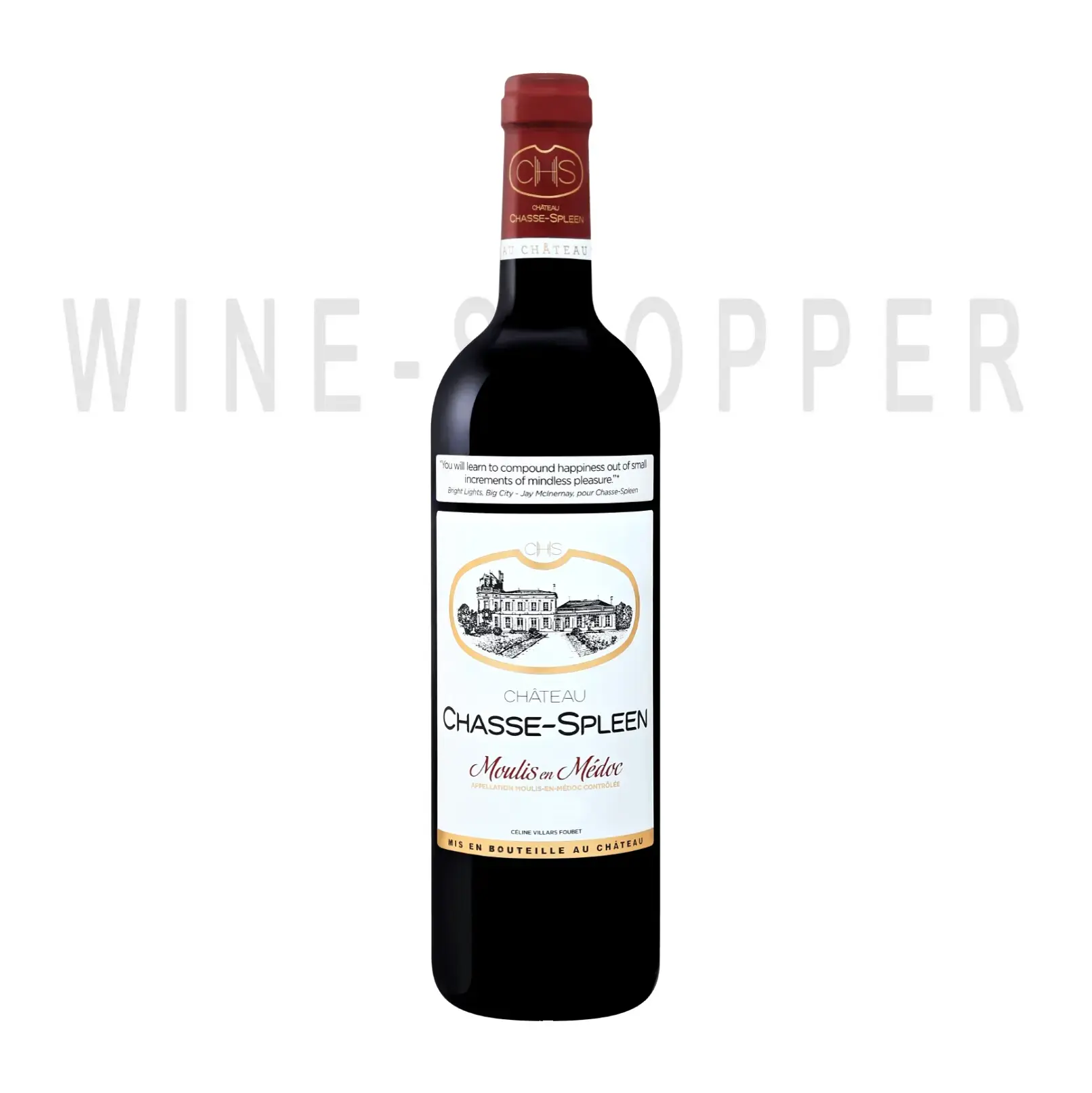 Вино Chateau Chasse-Spleen Moulis en Medoc AOC Cru Bourgeois 2018 0.375 л