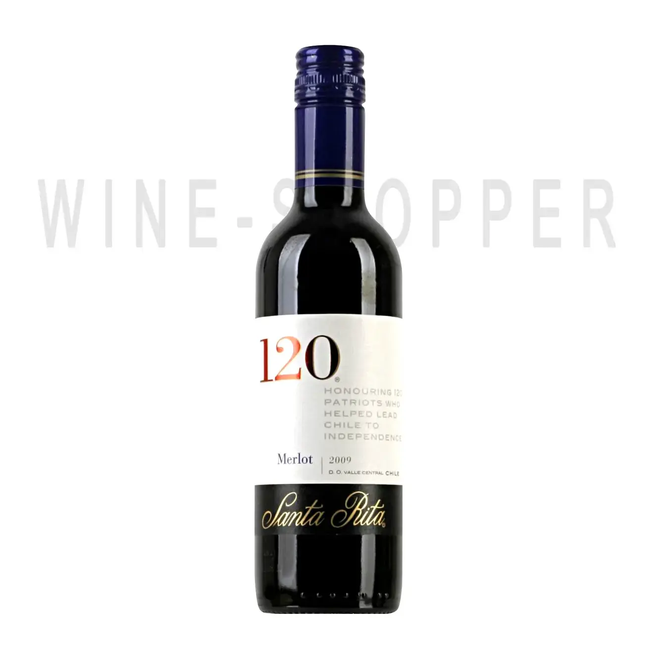 Вино Merlot Valle Central 120 Santa Rita 2009 0.375 л