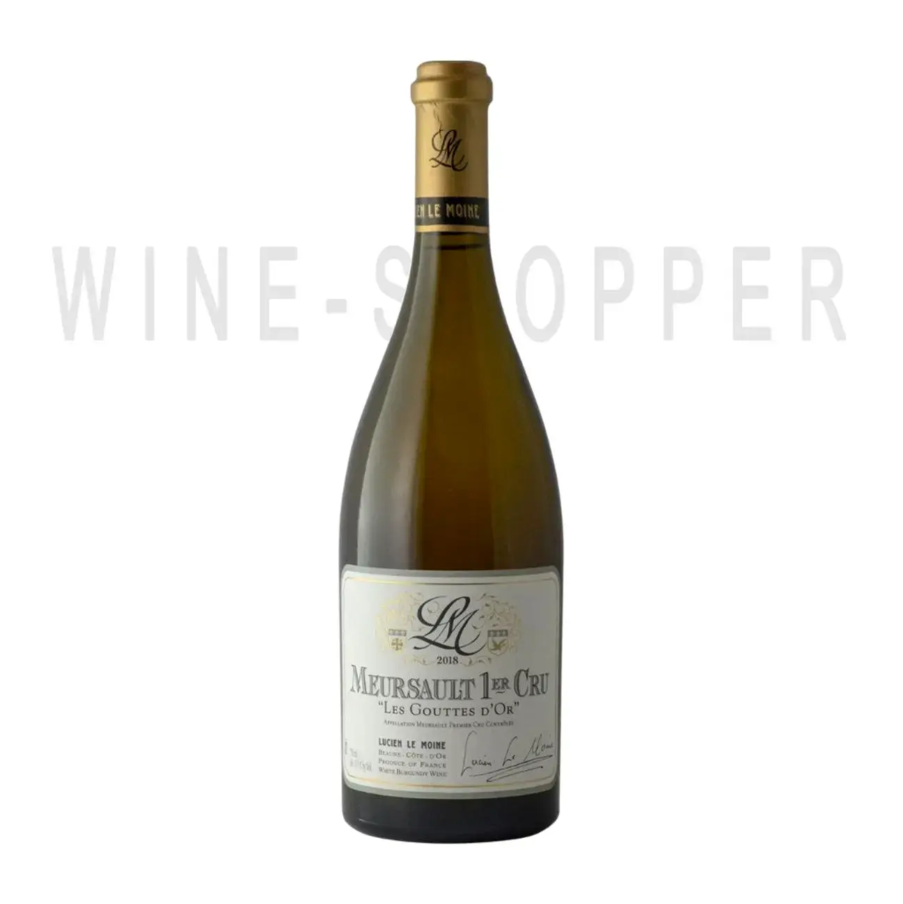 Вино Lucien Le Moine Meursault 1er Cru Les Gouttes d'Or AOC 2018 0.75 л