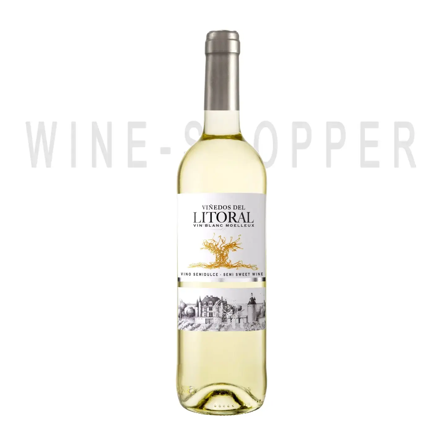 Вино Vinedos del Litoral Blanco Semidulce 0.75 л