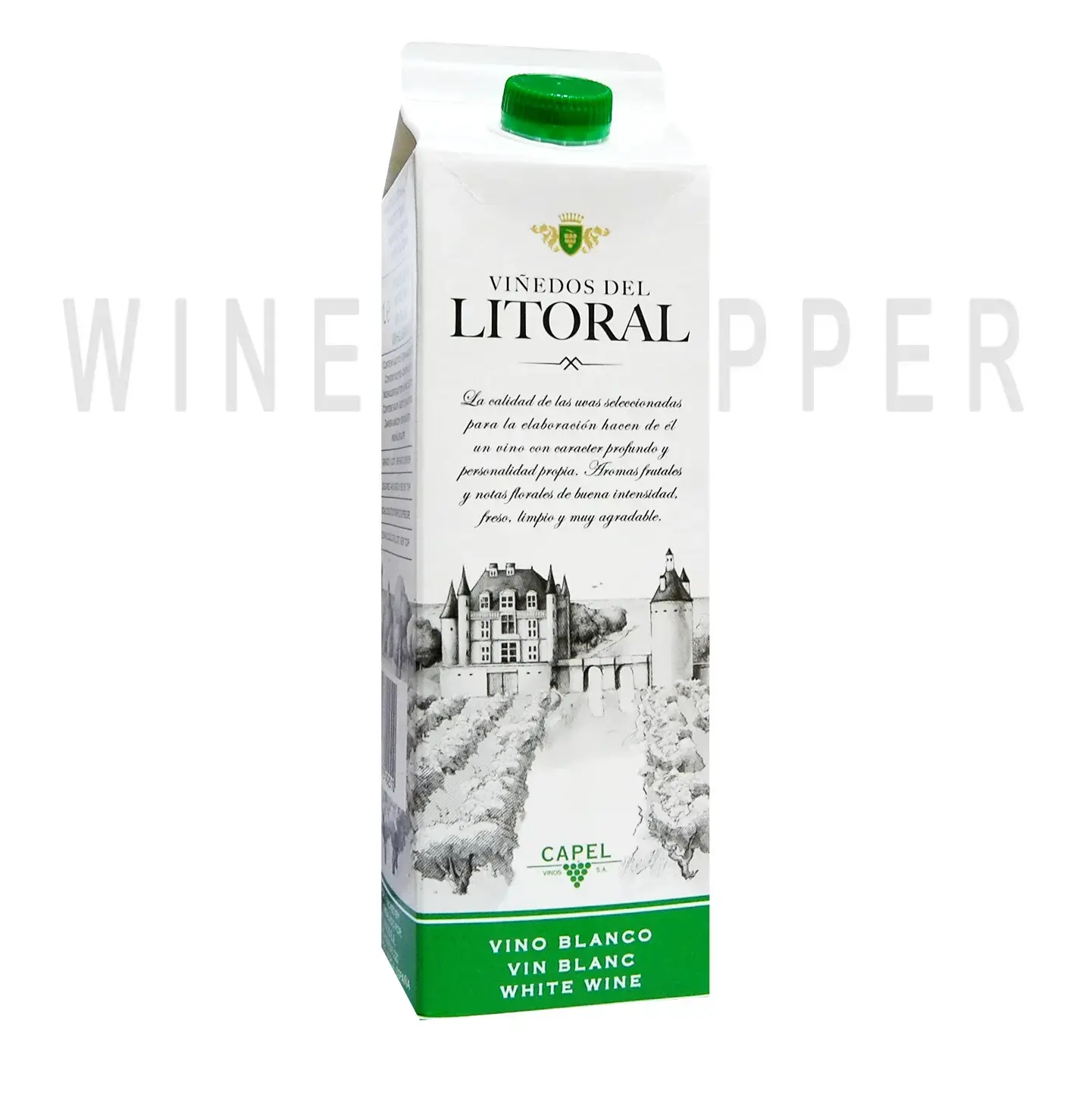 Вино Vinedos del Litoral Blanco Semidulce tetra-pak 1 л