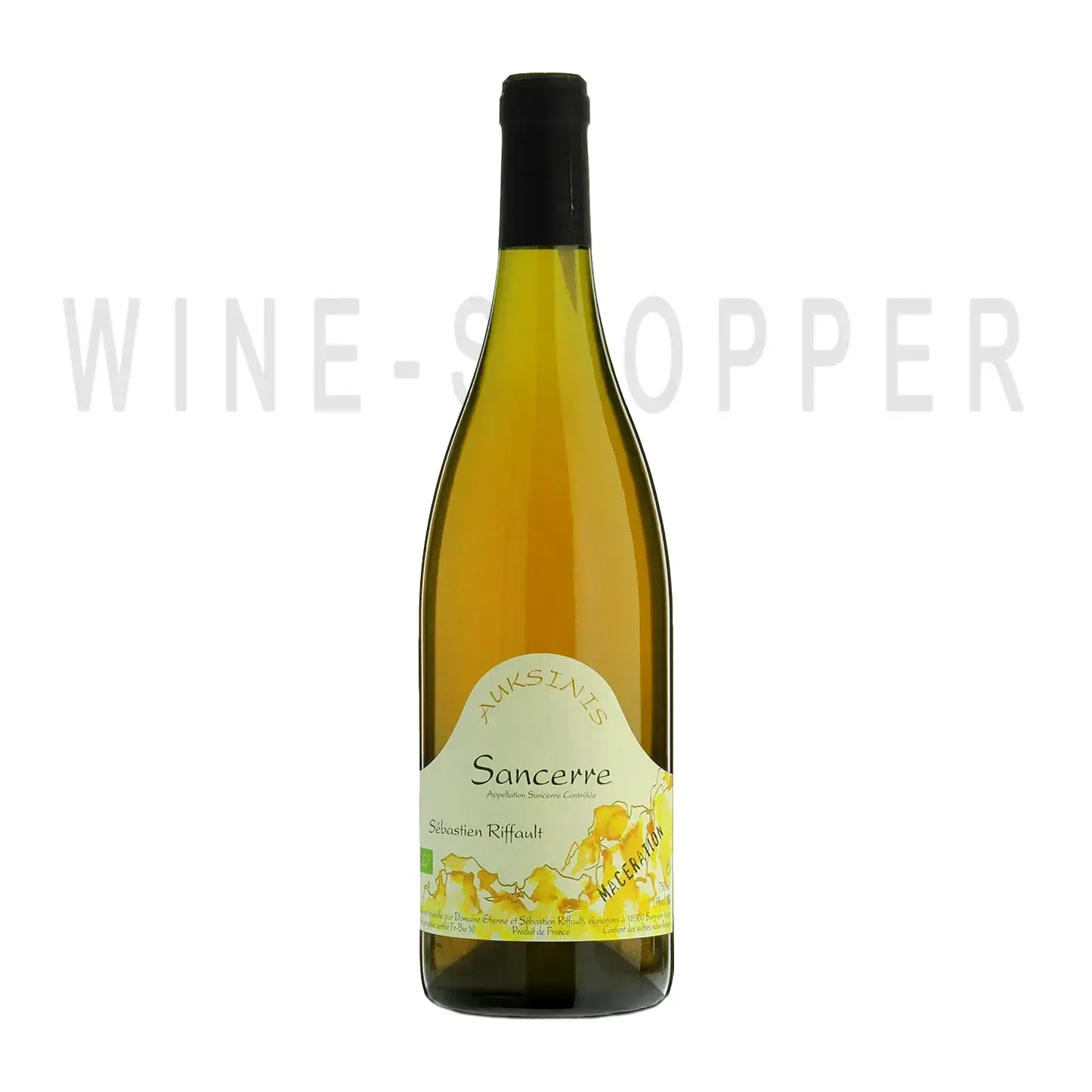 Вино Domaine Etienne et Sebastien Riffault Auksinis Maceration Sancerre AOC 2018 0.75 л