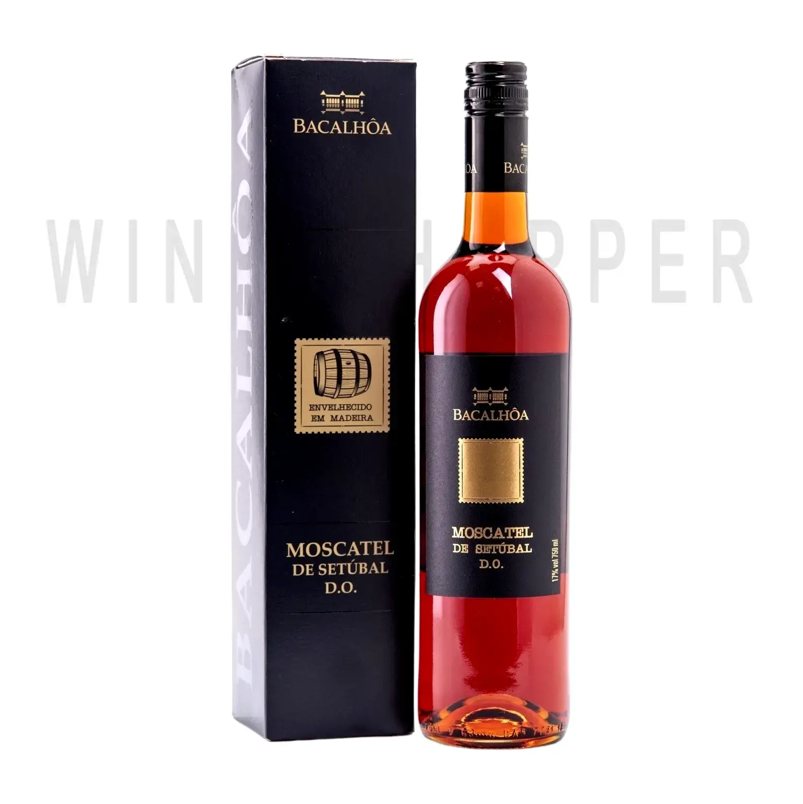 Вино Bacalhoa Moscatel de Setubal DO 2018 gift box 0.75 л