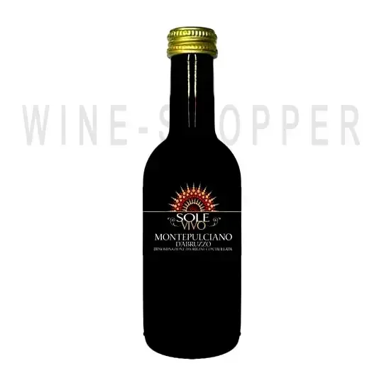 Вино Sole Vivo Montepulciano d'Abruzzo DOC 2020 0.25 л