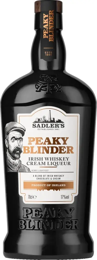 Ликер Sadler's Peaky Blinder Irish Whiskey Cream Liqueur 0.7 л