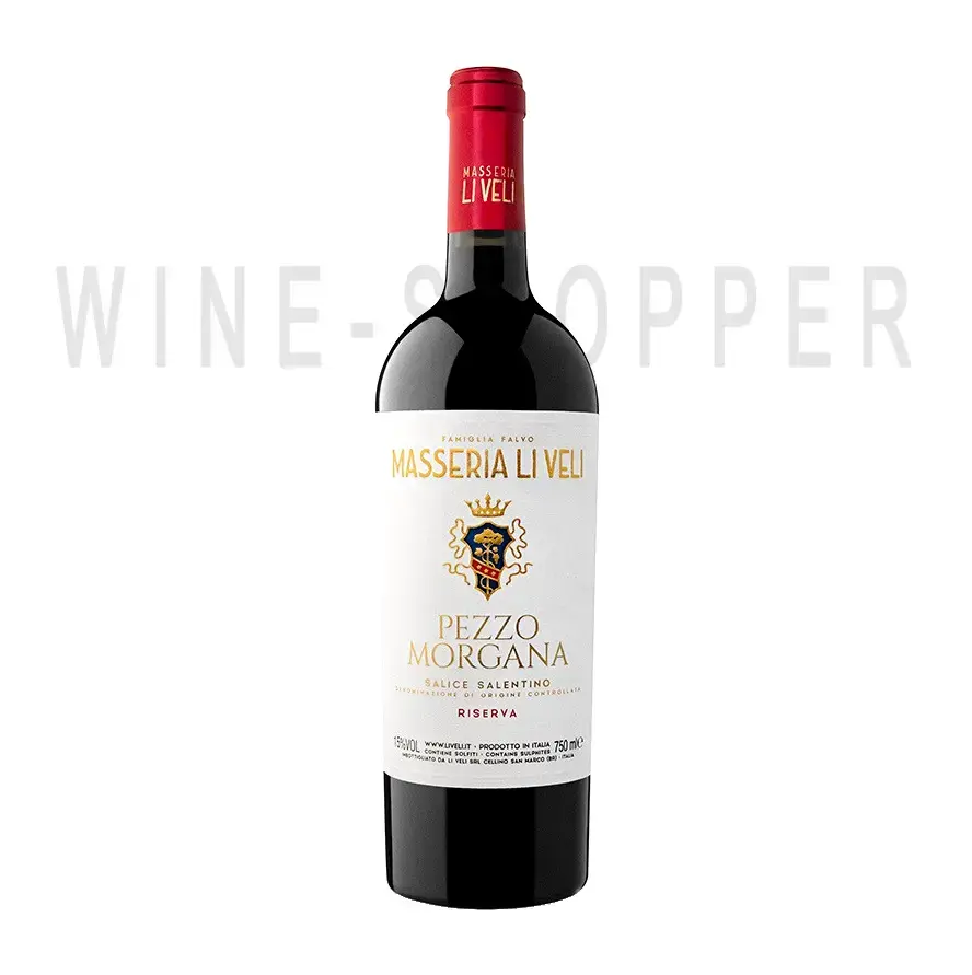 Вино Li Veli Pezzo Morgana Riserva Salice Salentino DOC 2019 0.75 л