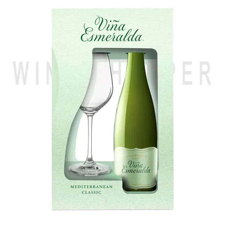  Набор Torres Vina Esmeralda Catalunya DO gift box with glass 2019 0.75 л