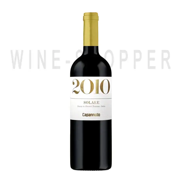 Вино Capannelle Solare Vino da Tavola di Toscana Rosso IGT Sangiovese, 2010, 0.75 л