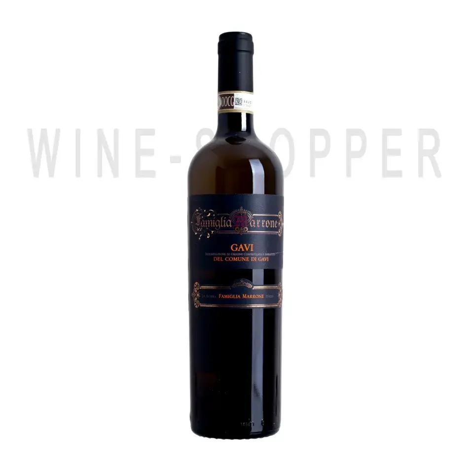 Вино Famiglia Marrone Gavi DOCG del Comune di Gavi 2018 0.75 л