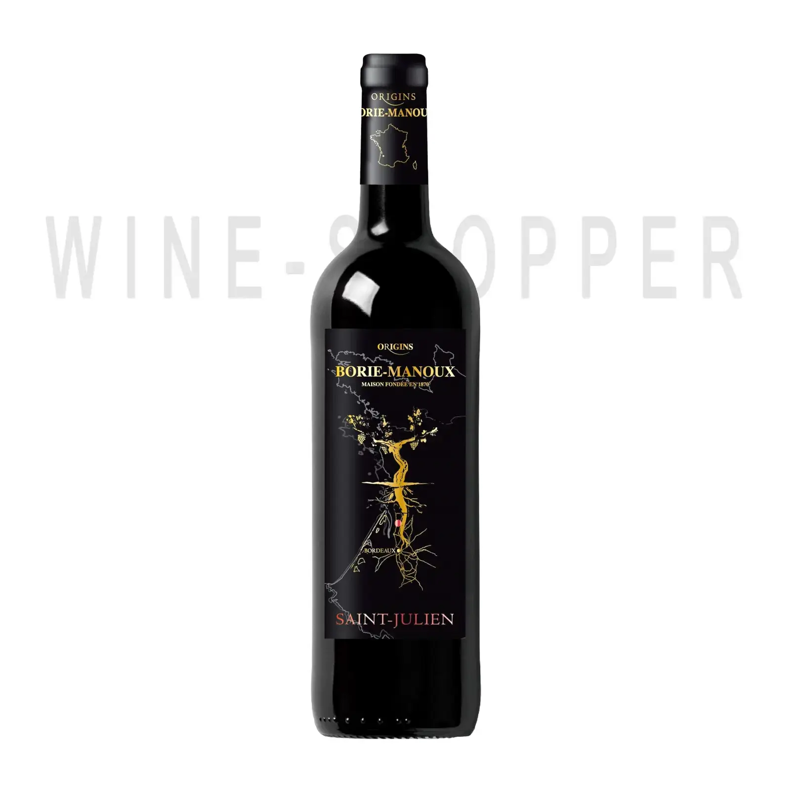 Вино Borie-Manoux Origins Saint-Julien AOC 2019 0.75 л