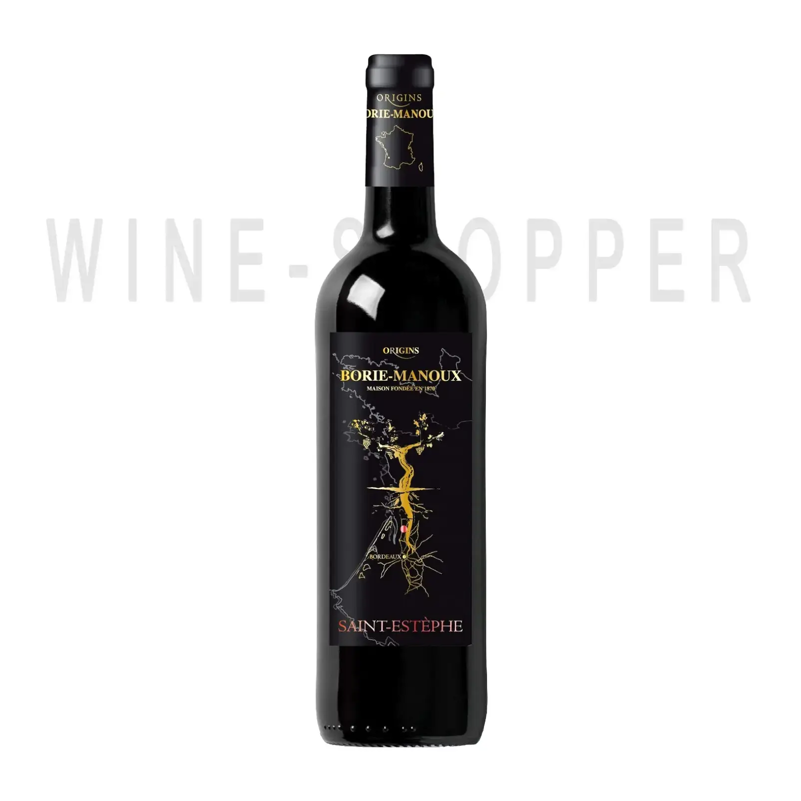Вино Borie-Manoux Origins Saint-Estephe AOC 2019 0.75 л