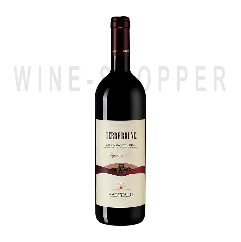 Вино Terre Brune Carignano del Sulcis DOC Superiore 2018 0.75 л