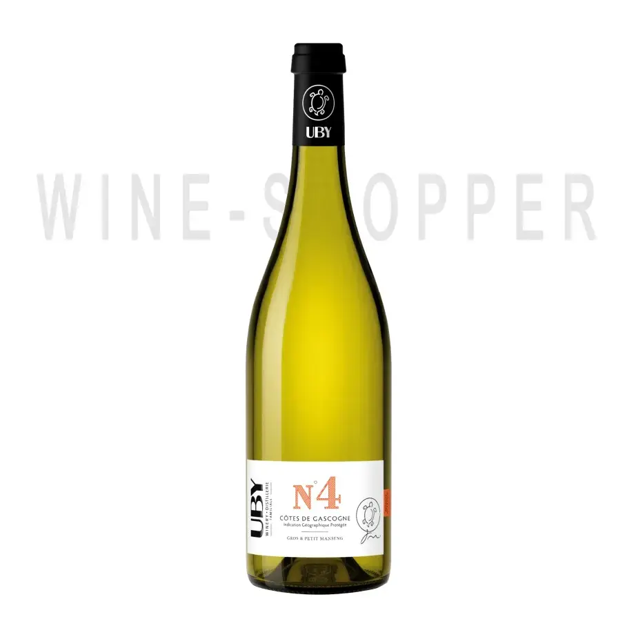 Вино Uby №4 Gros & Petit Manseng Cotes de Gascogne IGP 2021 0.75 л