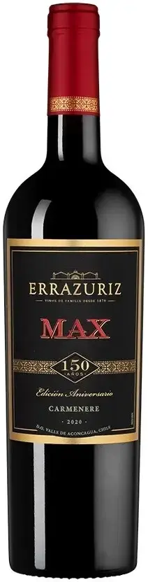 Вино Errazuriz Max Reserva Carmenere, 2020, 0.75 л