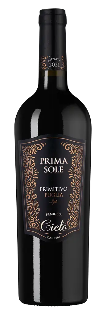 Вино Cielo e Terra Primasole Primitivo Puglia IGT 2021 0.75 л
