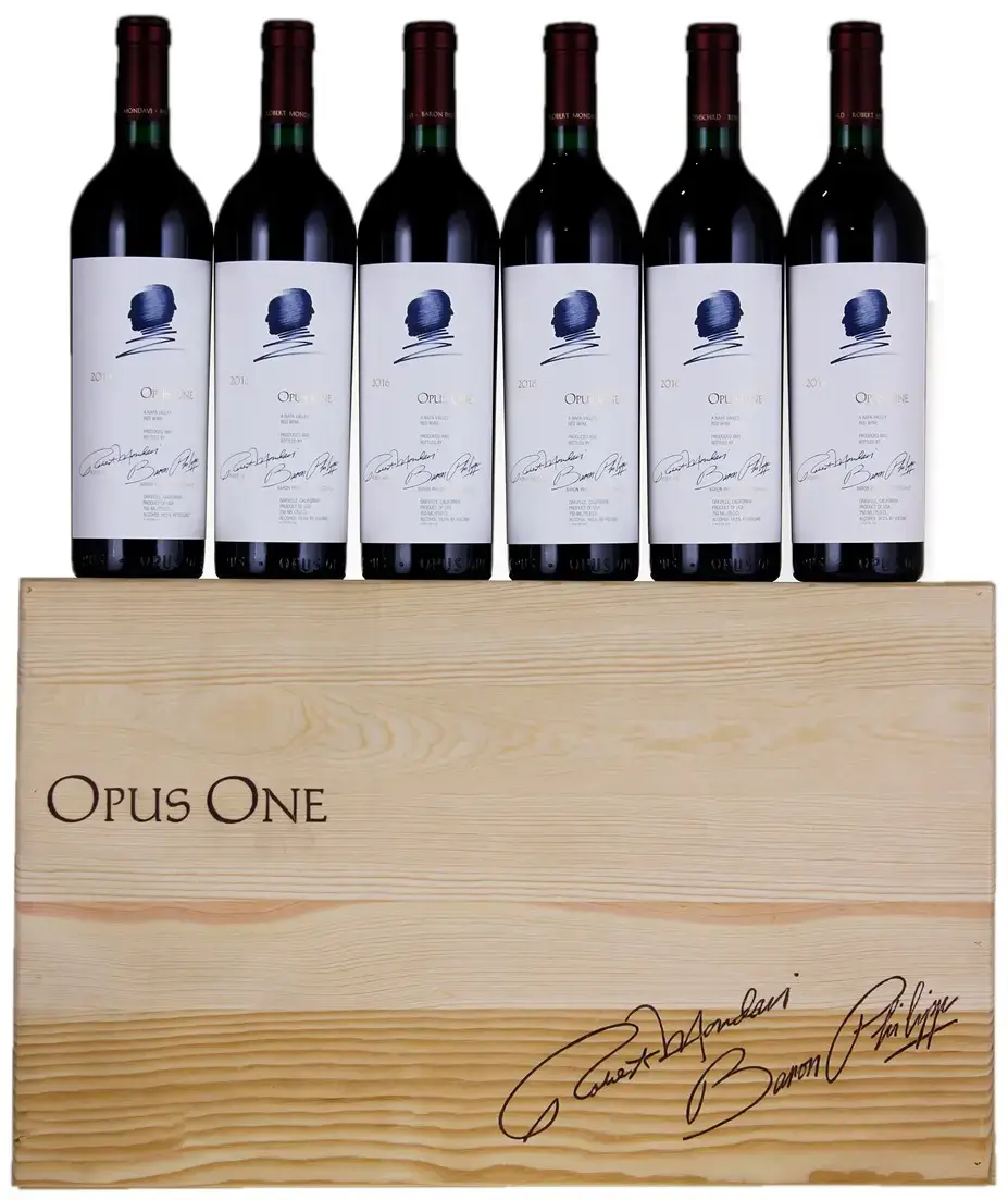 Вино Opus One, wooden box set of 6 bottle, 2018, 0.75 л