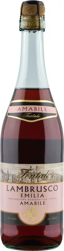 Игристое вино Lambrusco Emilia Fontale Rosato 0.75