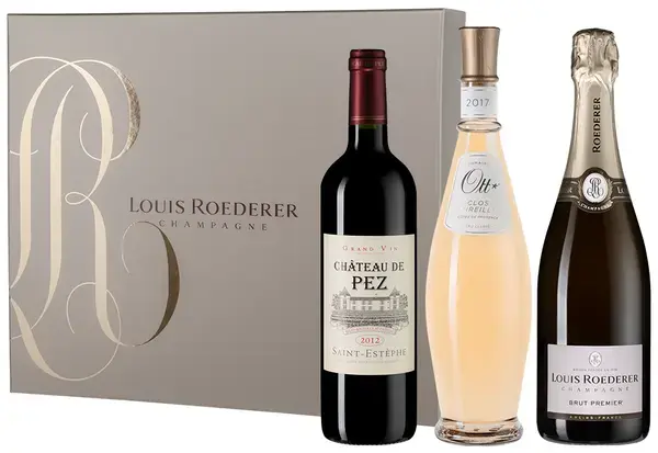 Вино Louis Roederer Group’s Wines, gift box 3 bottles, 0.75 л
