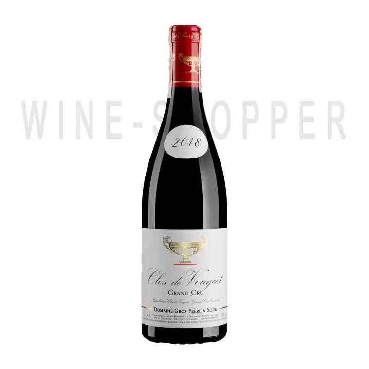 Вино Domaine Gros Frere et Soeur Clos de Vougeot Grand Cru AOC 2018 0.75 л
