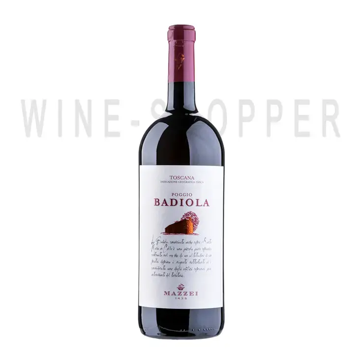 Вино Fonterutoli Poggio Badiola 2018 1.5 л