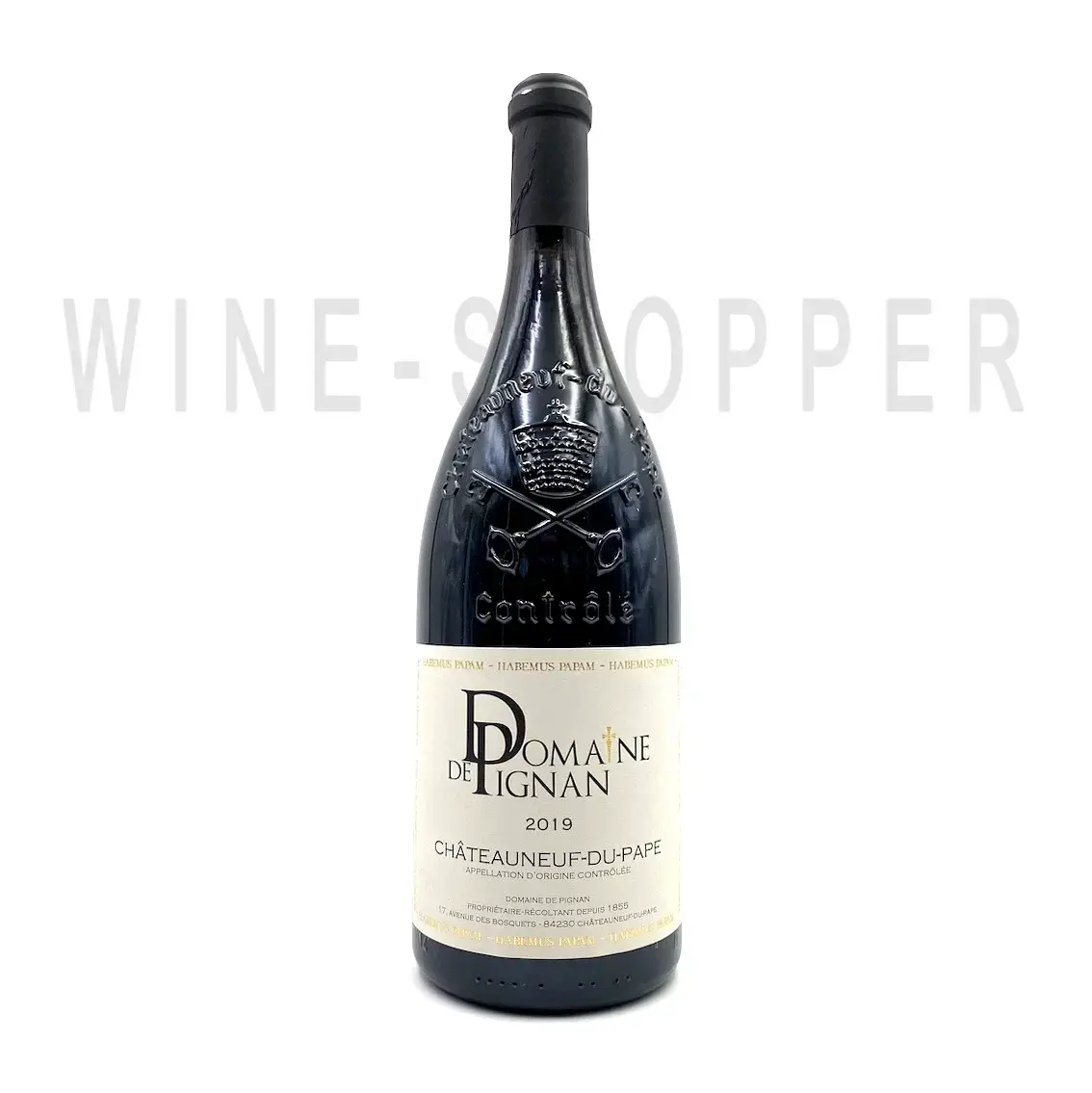 Вино Domaine de Pignan Chateauneuf-du-Pape Rouge AOC 2019 1.5 л