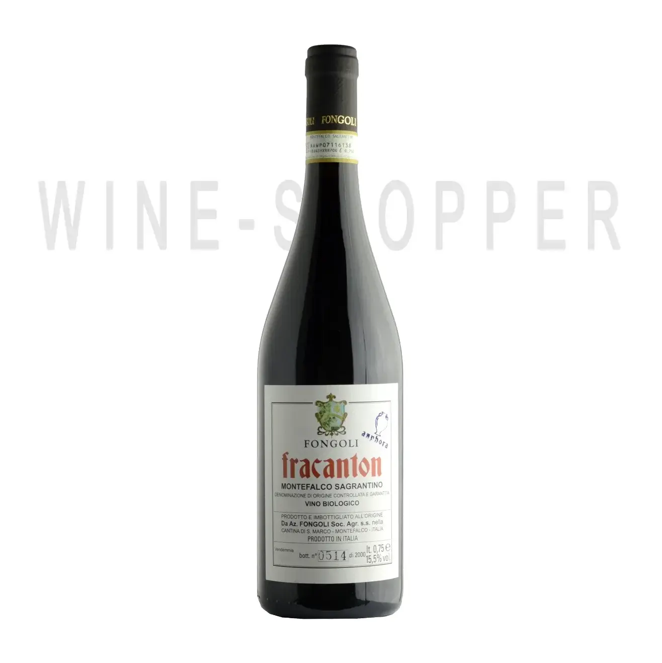 Вино Fongoli Fracanton Montefalco Sagrantino DOCG Naturale 2015 0.75 л
