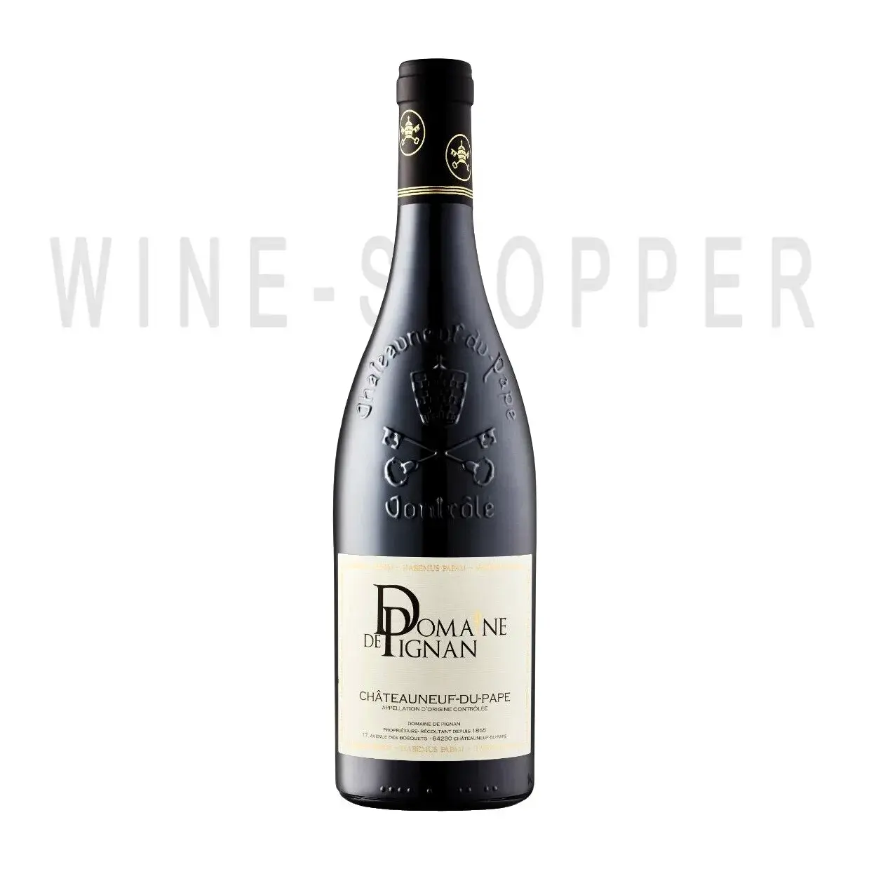 Вино Domaine de Pignan Chateauneuf-du-Pape Rouge AOC 2019 0.75 л