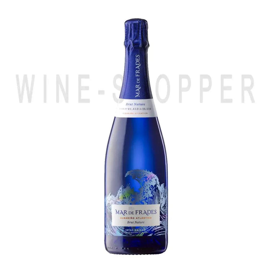 Игристое вино Mar de Frades Albarino Atlantico Brut Nature Rias Baixas DO 2018 0.75 л