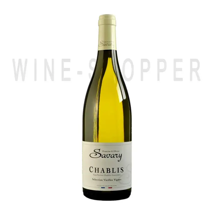 Вино Savary Chablis AOC Selection Vieilles Vignes 2019 0.75 л
