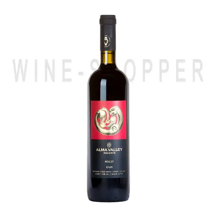 Вино Alma Valley Reserve Merlot 2016 0.75 л