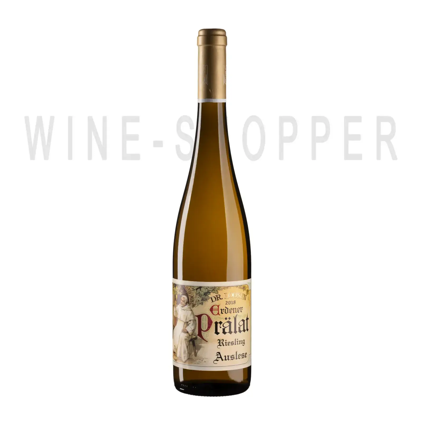 Вино Dr. Loosen Erdener Pralat Riesling Auslese Goldkapsel 2018 0.75 л