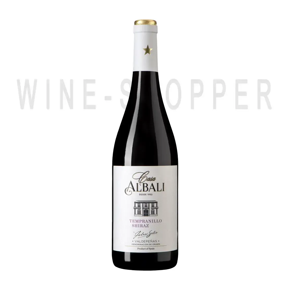Вино Casa Albali Tempranillo-Shiraz Valdepenas DO 2021 0.75 л