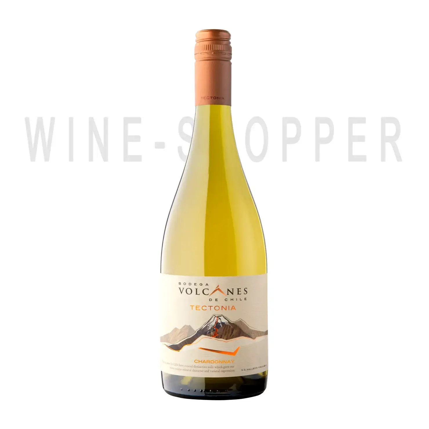 Вино Volcanes Tectonia Chardonnay Malleco Valley DO 2019 0.75 л