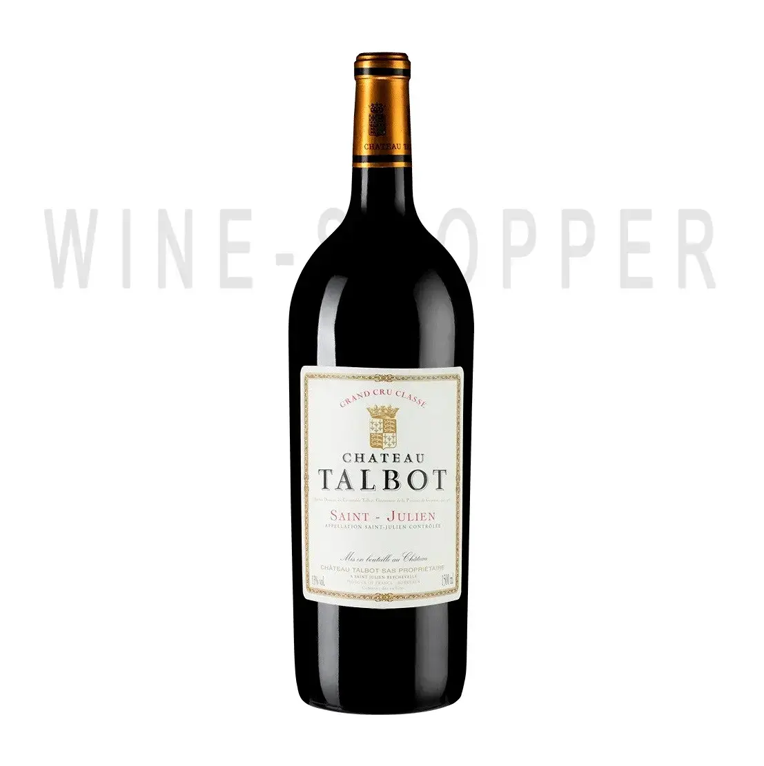 Вино Chateau Talbot St-Julien AOC 4-me Grand Cru Classe 2015 1.5 л
