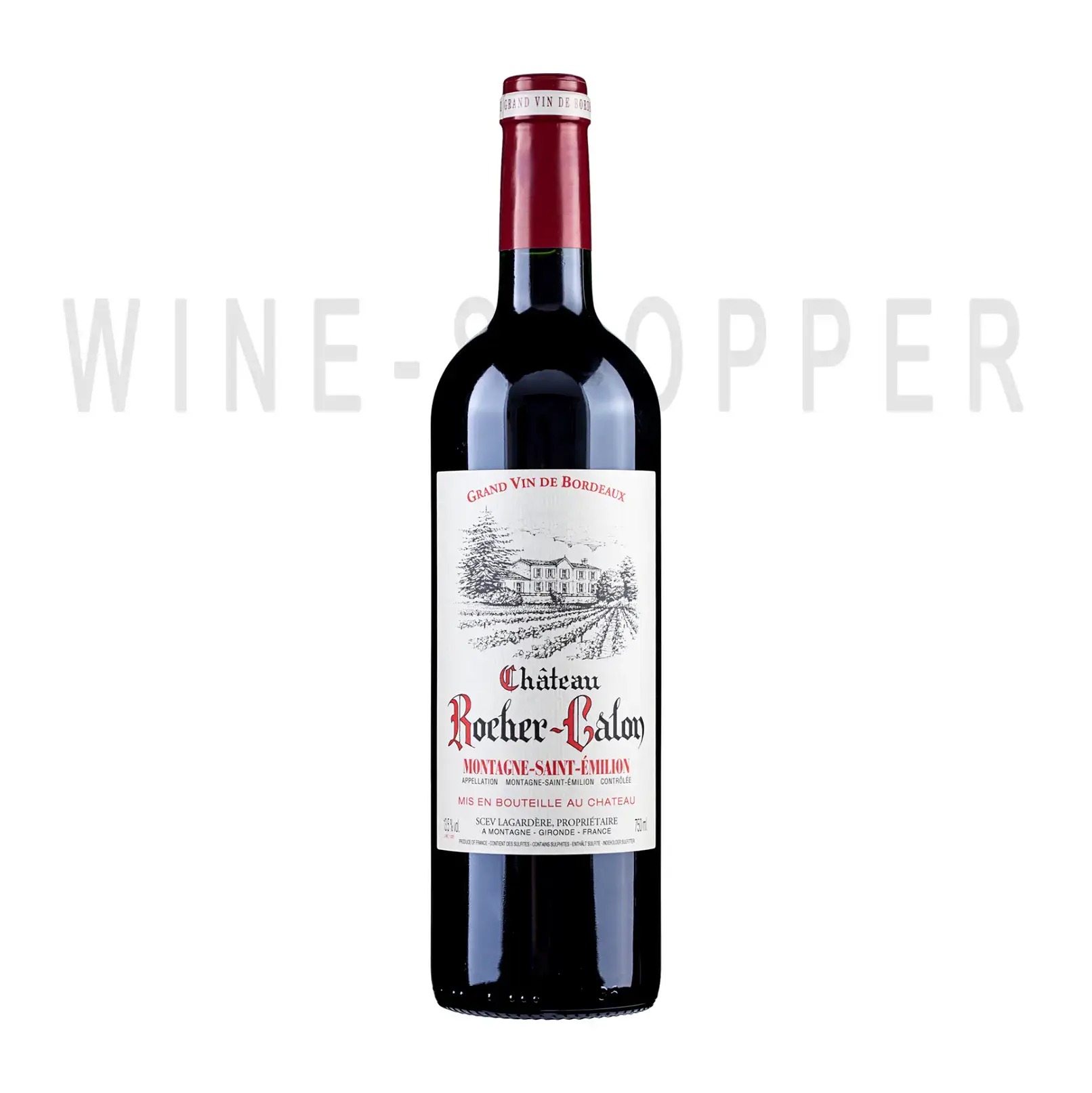 Вино Chateau Rocher-Calon Montagne-Saint-Emilion AOC 2018 0.75 л
