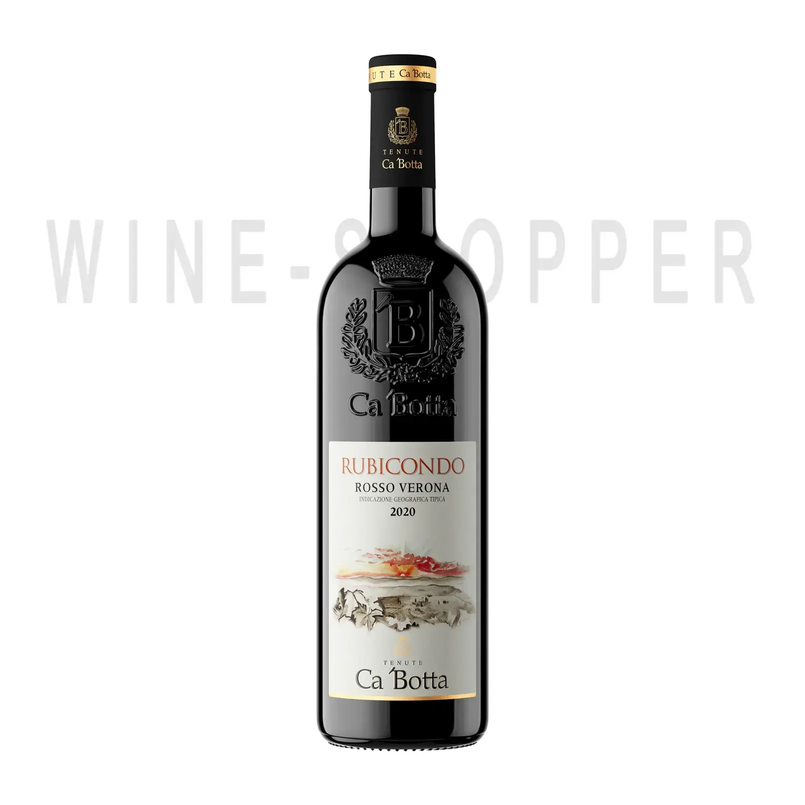 Вино Ca'Botta Rubicondo Rosso Verona IGT 2020 0.75 л