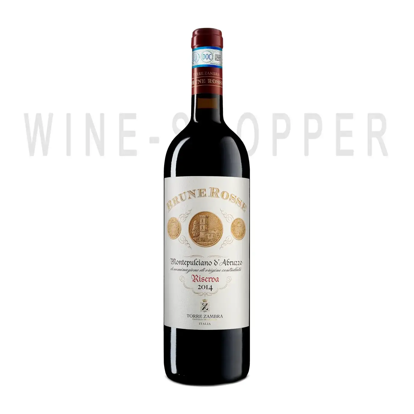 Вино Torre Zambra Brune Rosse Montepulciano d'Abruzzo DOC Riserva 2015 0.75 л