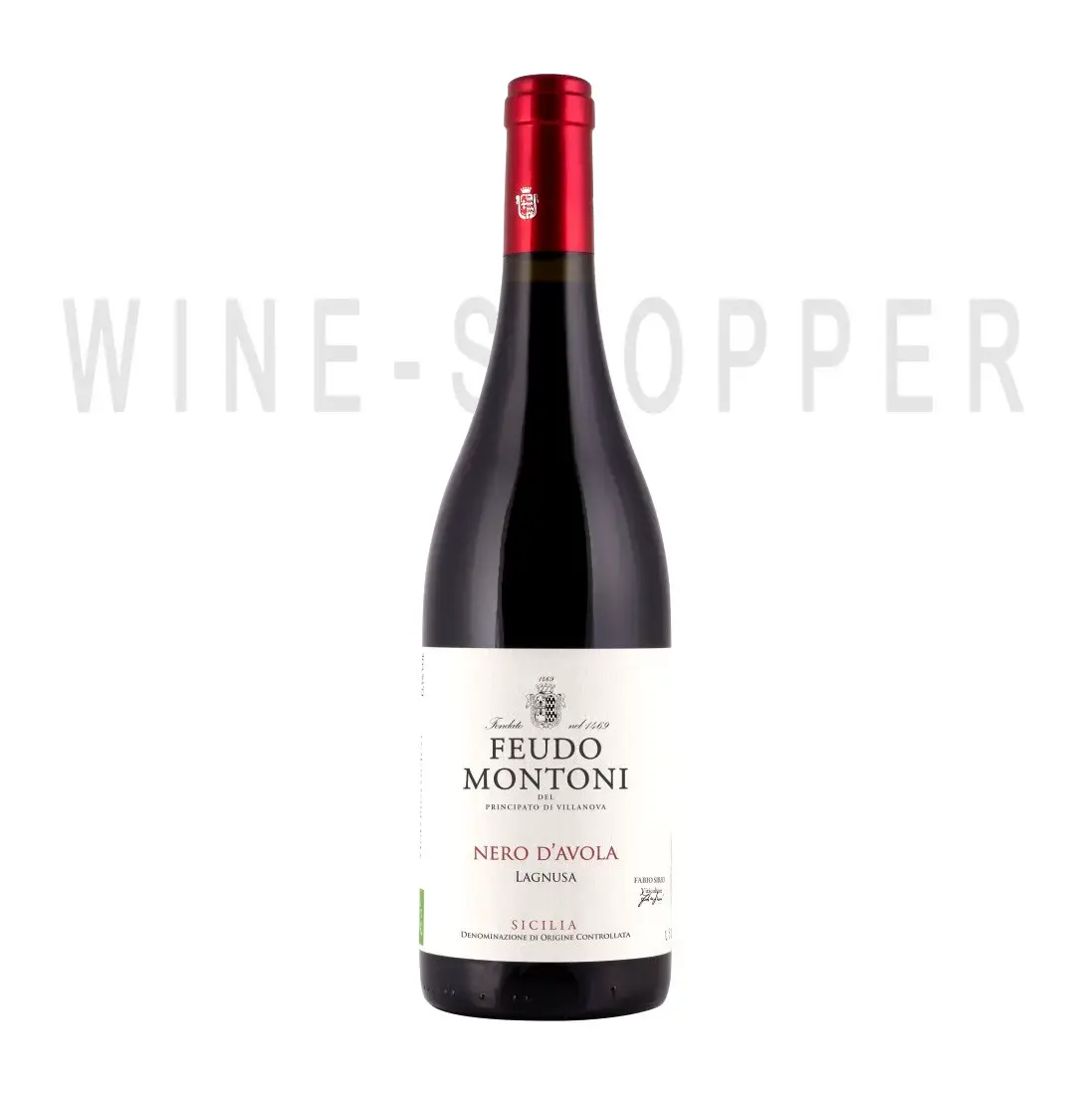 Вино Feudo Montoni Lagnusa Nero d'Avola Sicilia DOC 2019 0.75 л